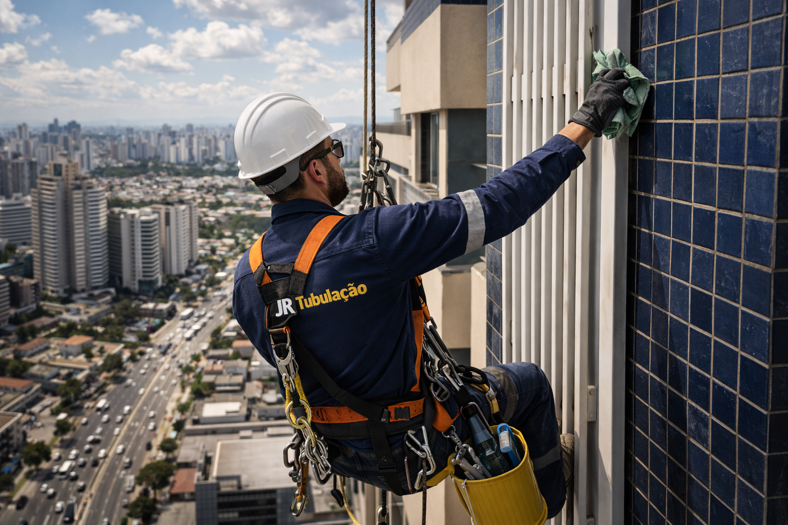 JR Tubulação de Gás — Equipe em campo